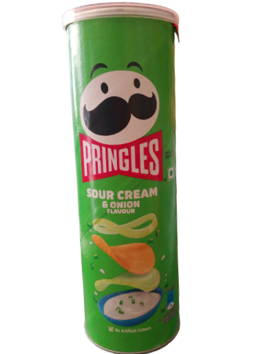 Pringles Potato Chips Sour Cream & Onion Flavour
