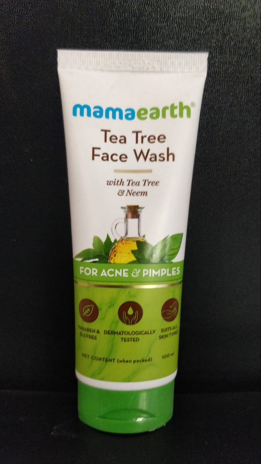 mamaearth (tea tree face wash )